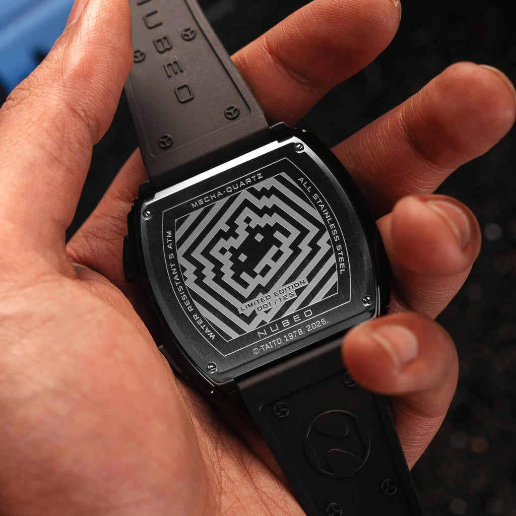 Мъжки часовник Nubeo Magellan Chronograph Space Invaders – Astro Ash Limited