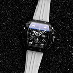 Мъжки часовник Nubeo Magellan Chronograph Space Invaders – Lunar Black Limited