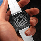 Мъжки часовник Nubeo Magellan Chronograph Space Invaders – Lunar Black Limited