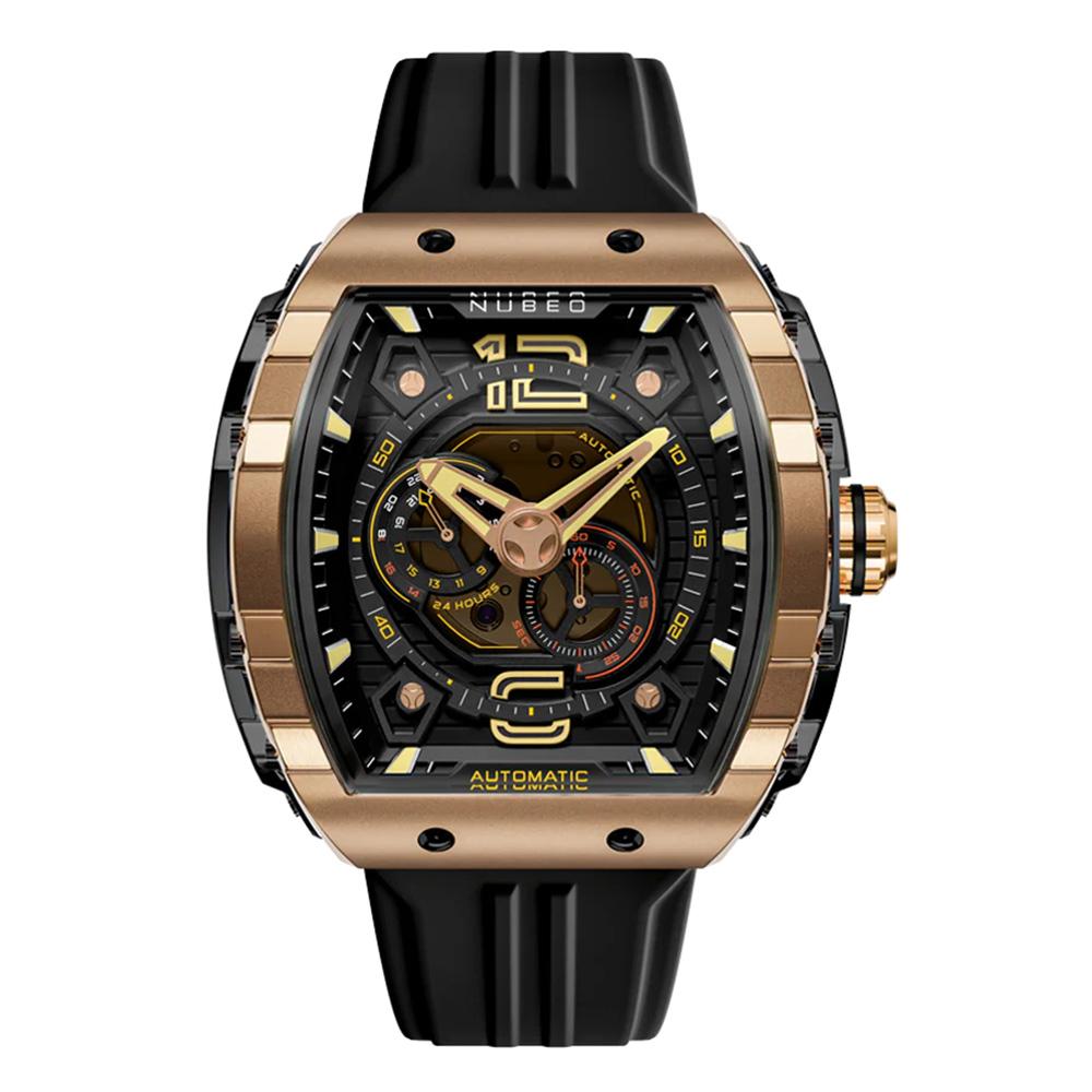 Мъжки часовник Nubeo Magellan Rose Gold 24h Automatic