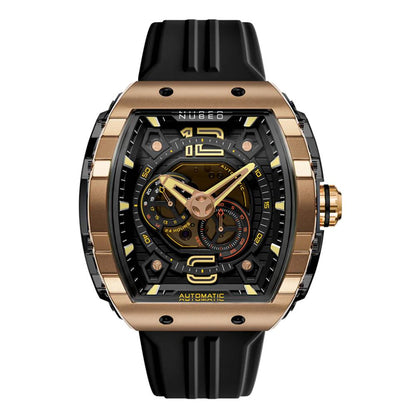 Мъжки часовник Nubeo Magellan Rose Gold 24h Automatic