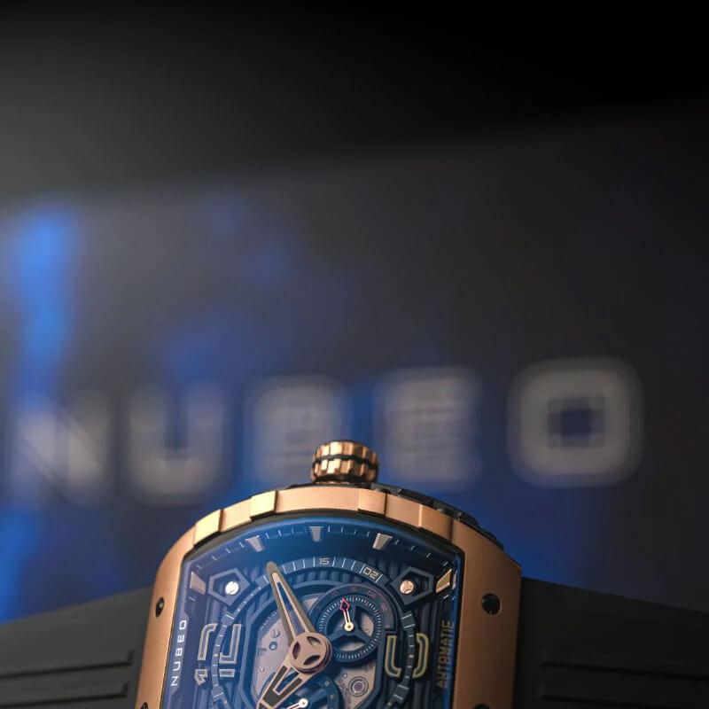 Мъжки часовник Nubeo Magellan Rose Gold 24h Automatic