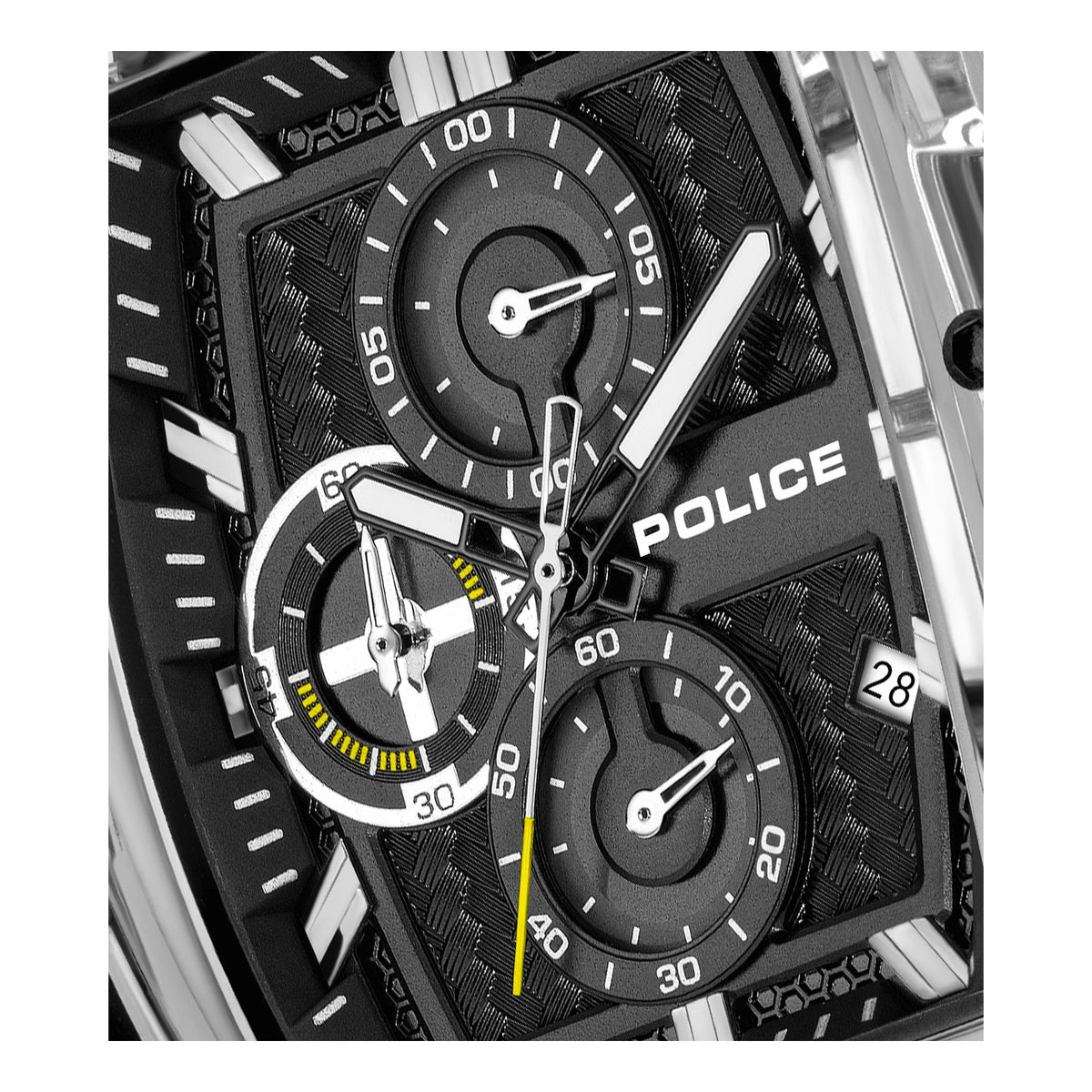 Мъжки часовник Police Clout Tank Set PEWGO00778X2 с 4 каишки 4