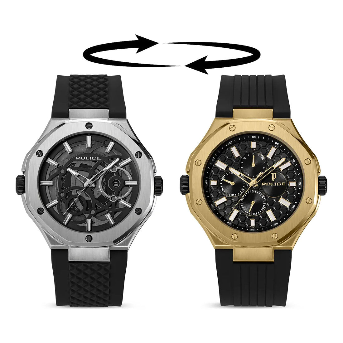 Мъжки часовник Police Dual Watch PEWGQ0081901