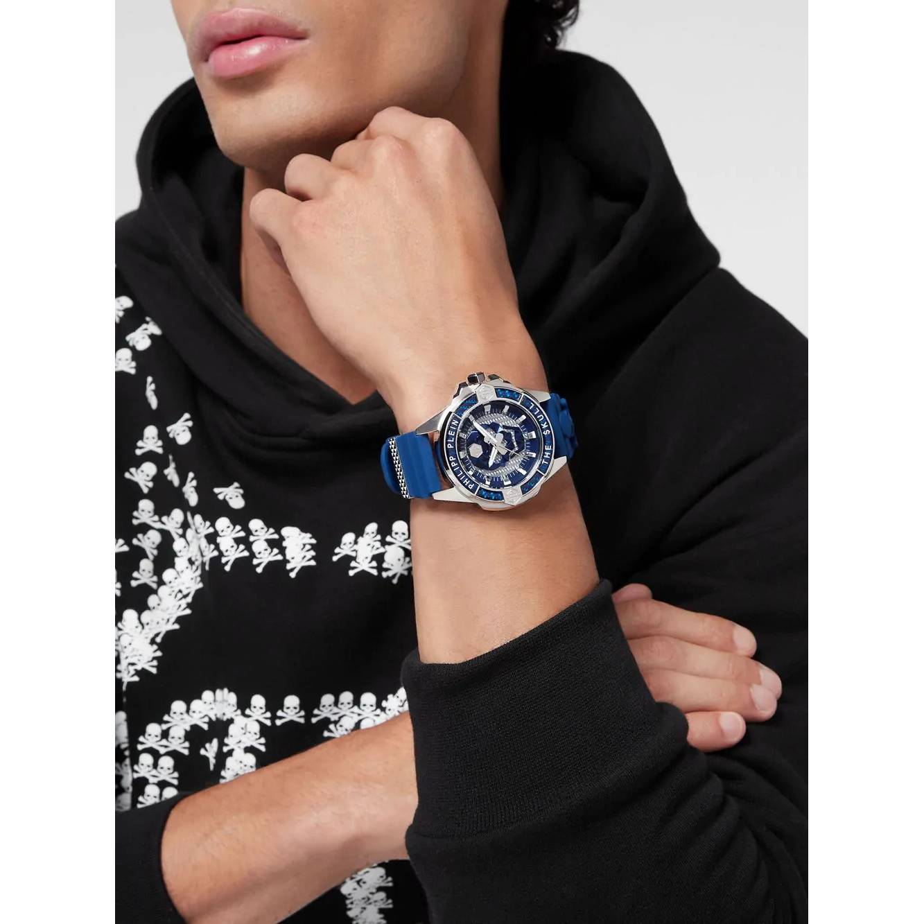 Мъжки часовник Philipp Plein The Skull Carbon Fiber PWAAA1722