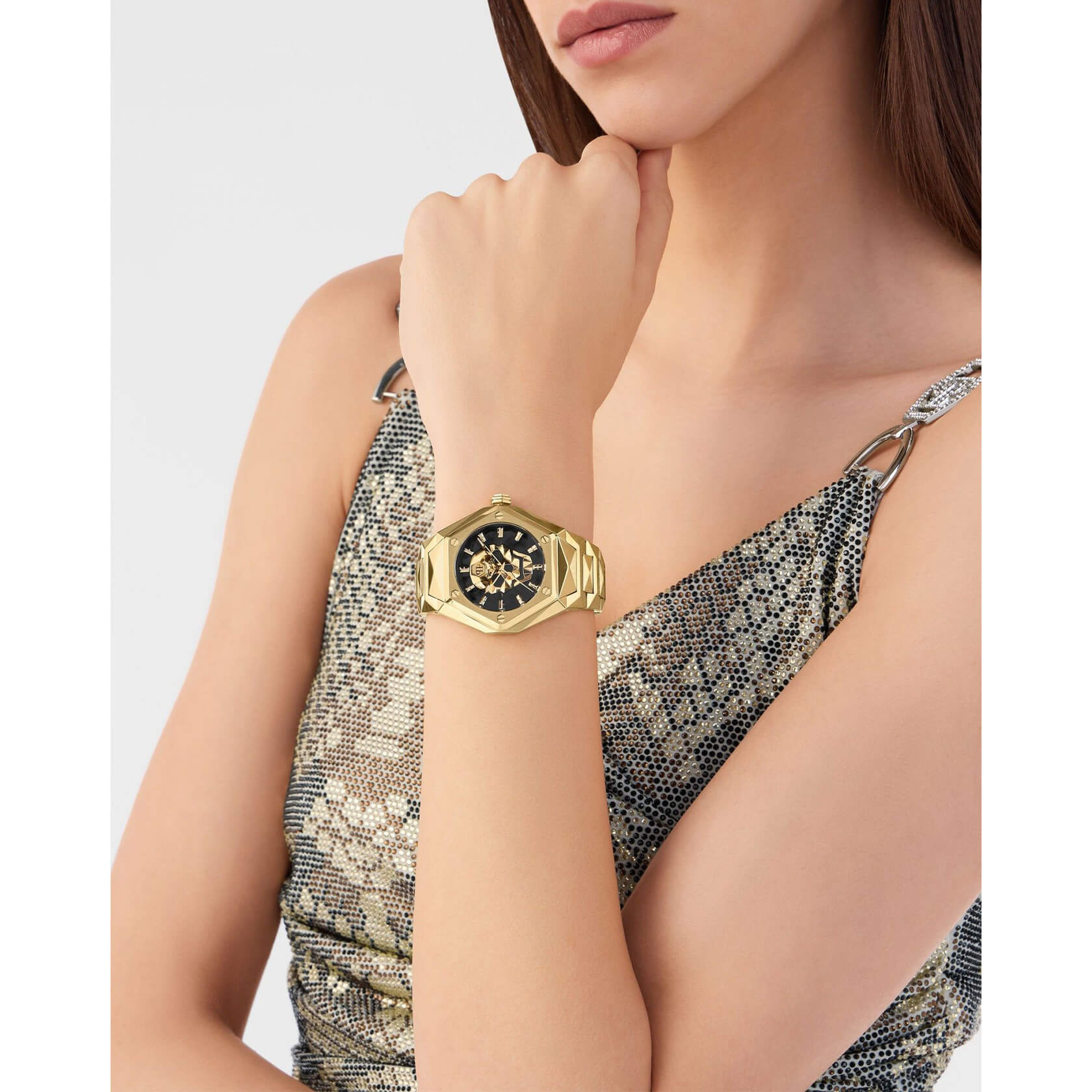 Дамски часовник Philipp Plein Skull Spikes Lady PWADA0524