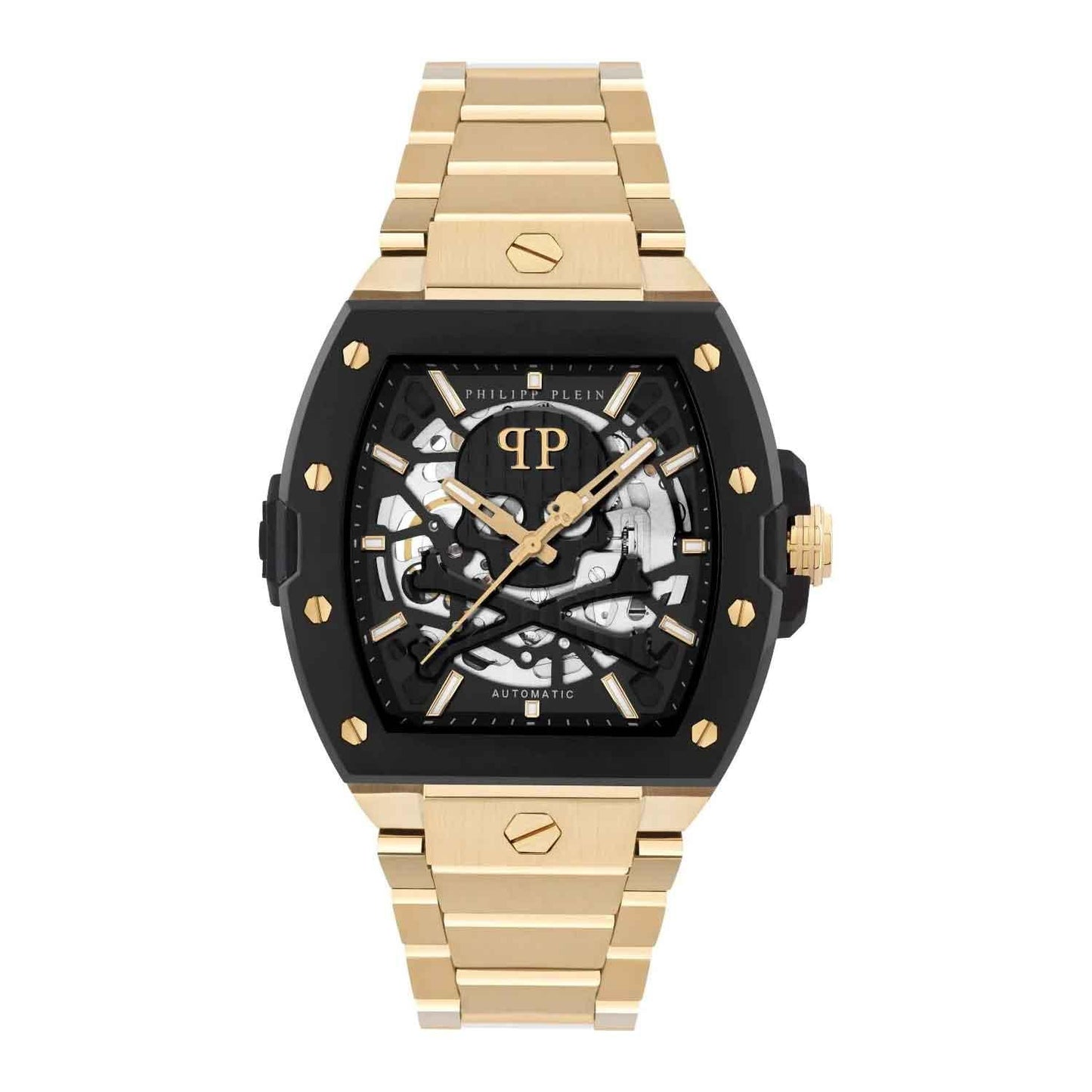 Мъжки часовник Philipp Plein The Skeleton Gold Supreme Automatic PWJFA0625
