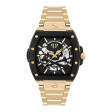 Мъжки часовник Philipp Plein The Skeleton Gold Supreme Automatic PWJFA0625
