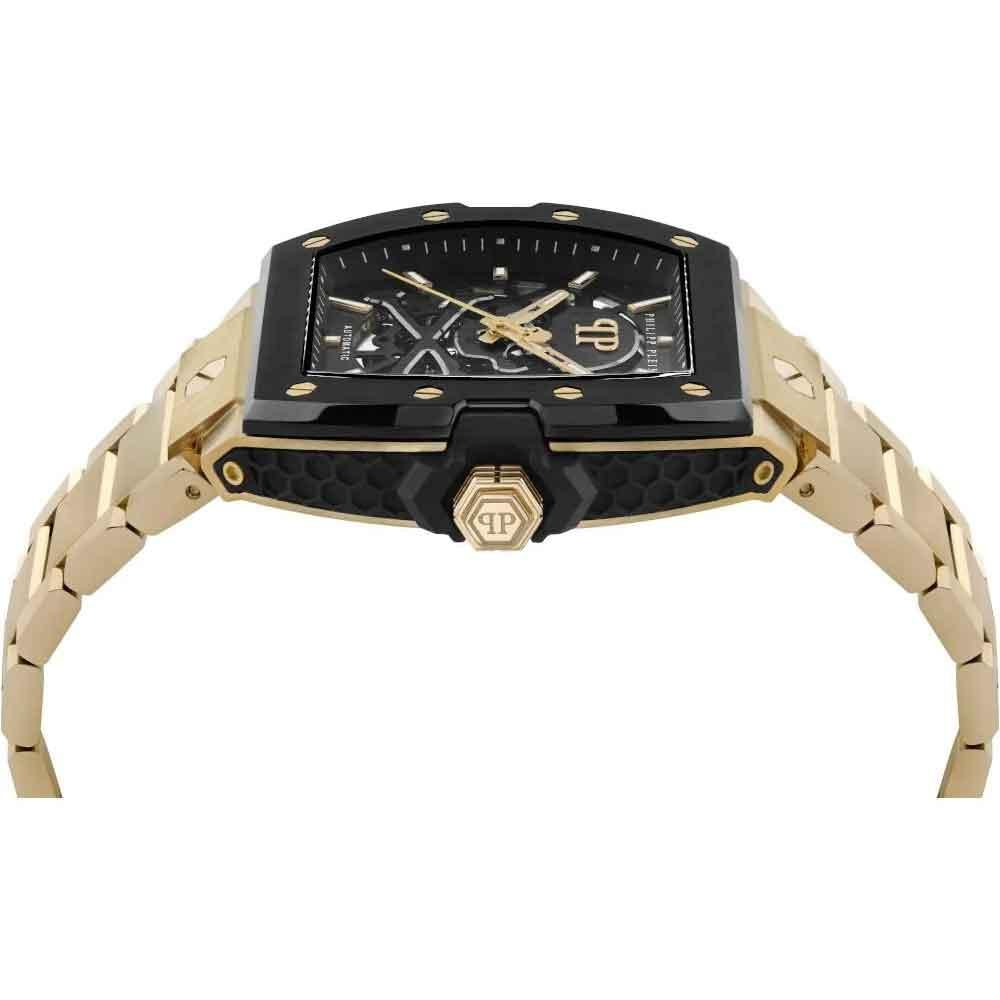 Мъжки часовник Philipp Plein The Skeleton Gold Supreme Automatic PWJFA0625