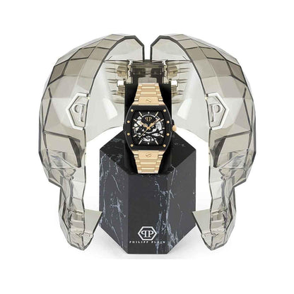Мъжки часовник Philipp Plein The Skeleton Gold Supreme Automatic PWJFA0625