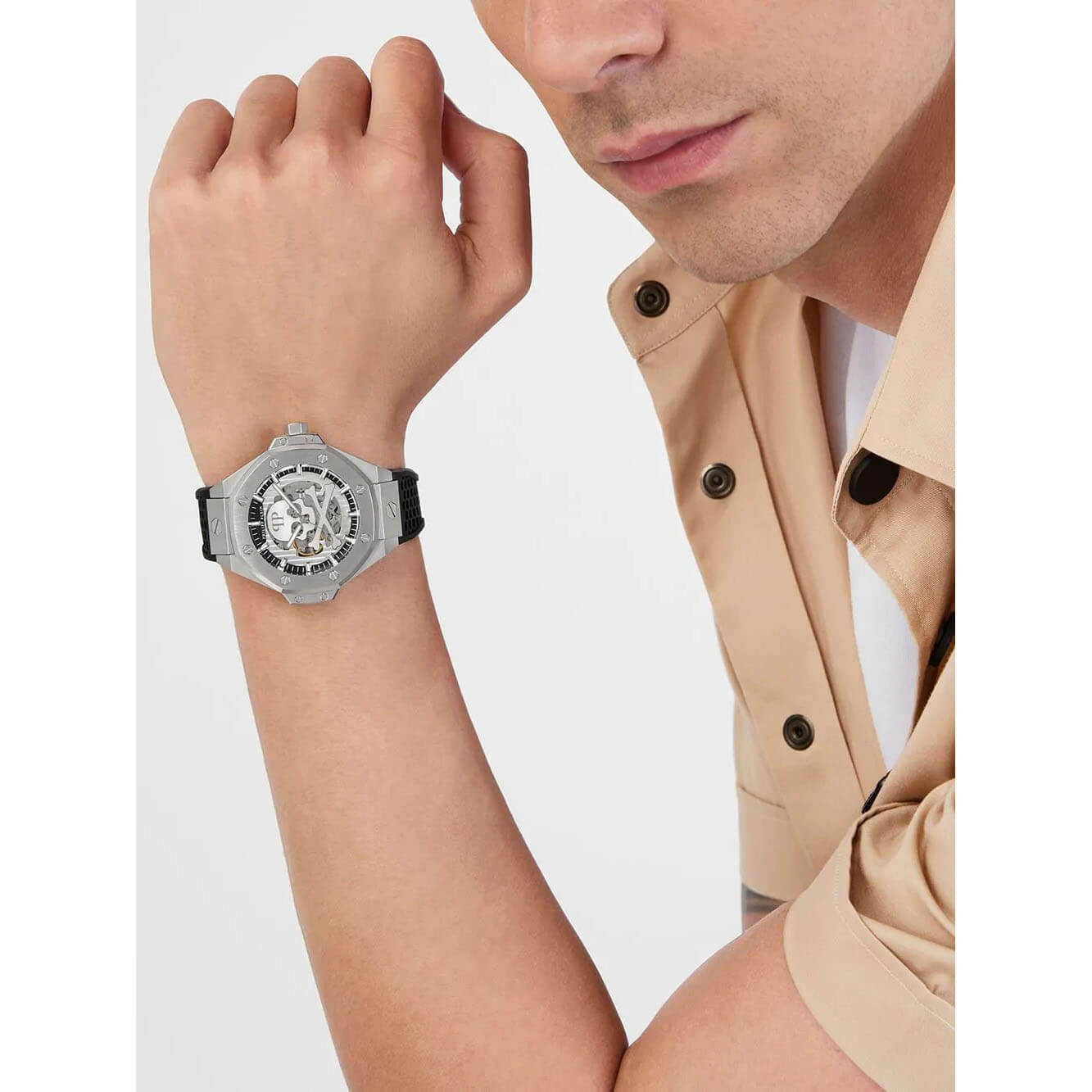 Мъжки часовник Philipp Plein Skeleton Royal Automatic PWPFA0124