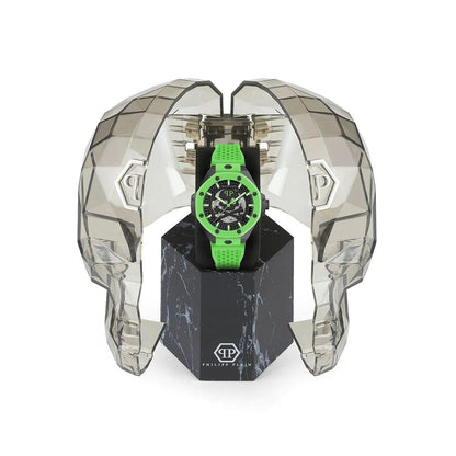 Мъжки часовник Philipp Plein Skeleton Royal Automatic Lime Inferno PWPFA0624