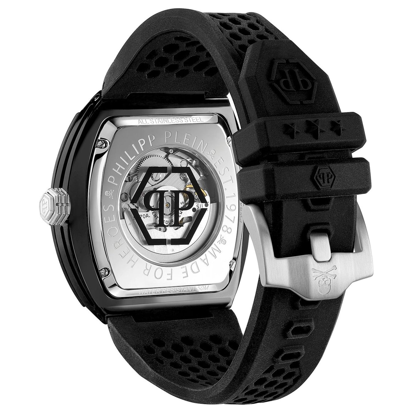 Мъжки часовник Philipp Plein The Skeleton Ecoceramic Automatic PWVBA0423