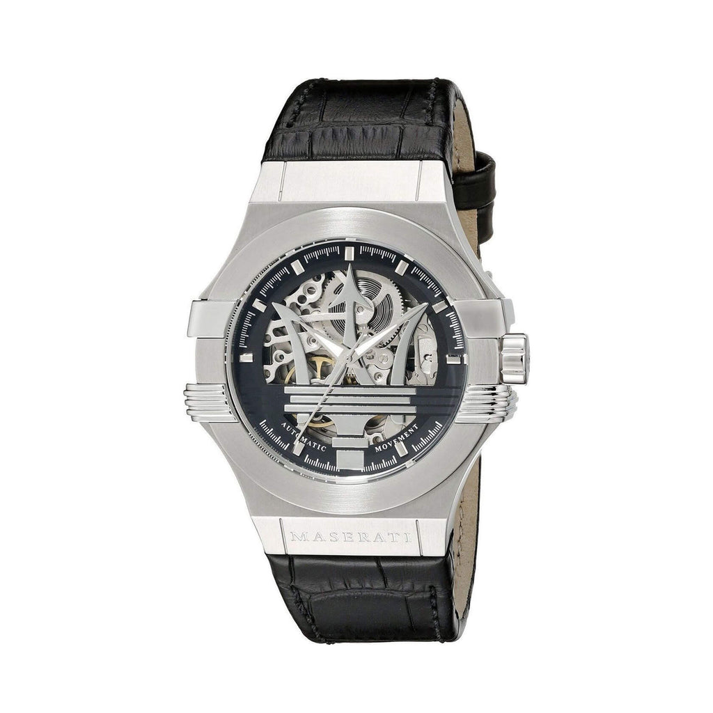 Мъжки часовник Maserati Potenza Automatic Silver Skeleton