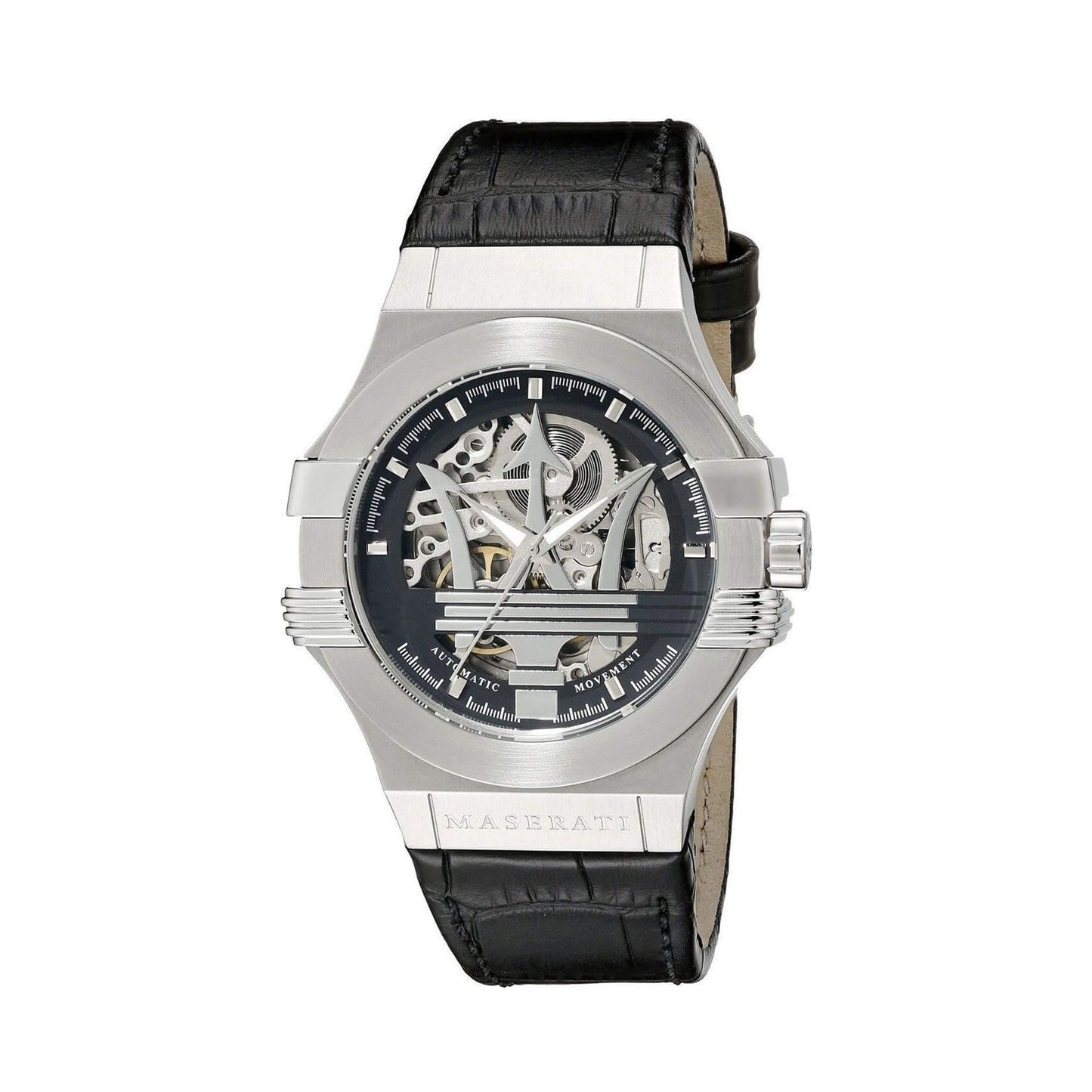 Мъжки часовник Maserati Potenza Automatic Silver Skeleton