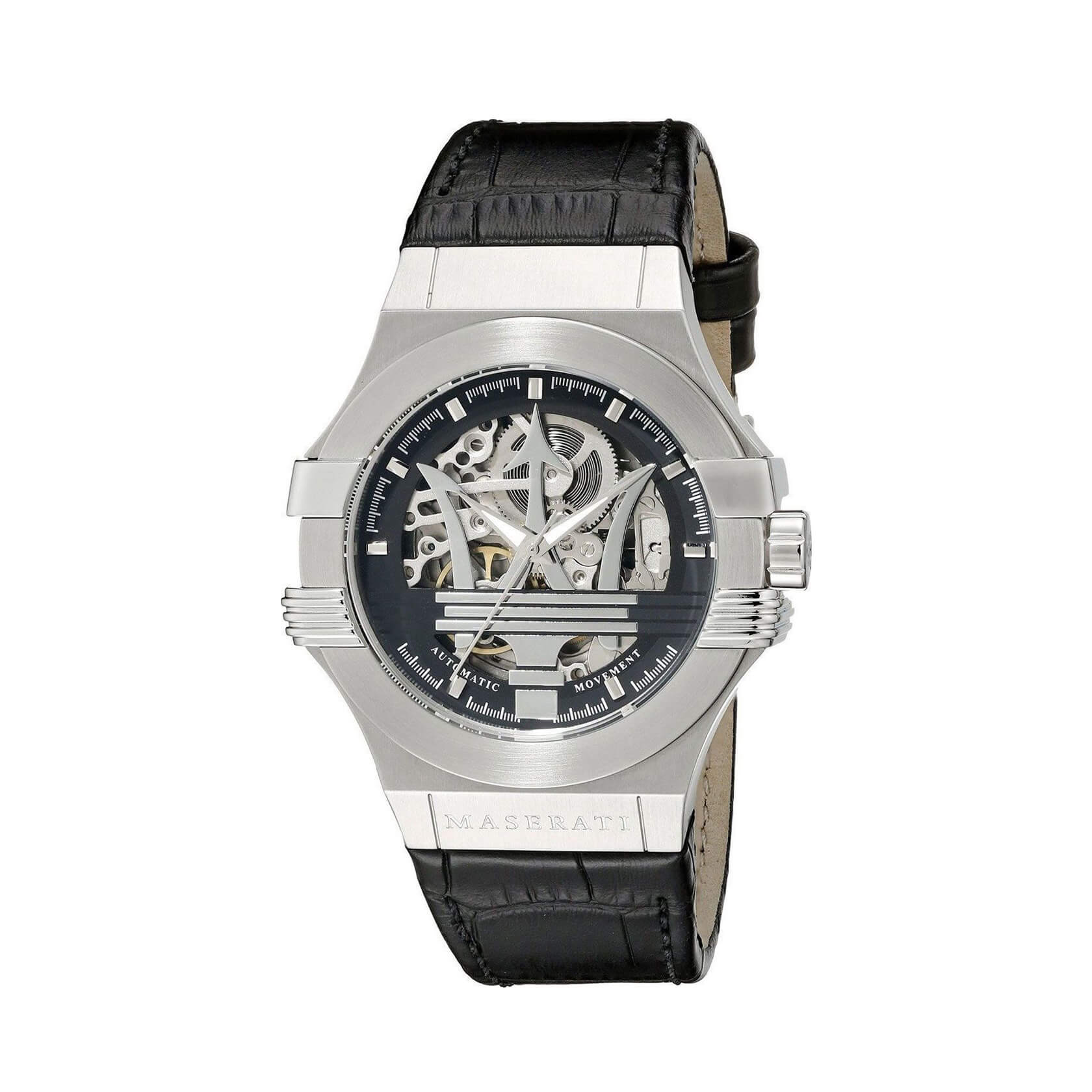 Мъжки часовник Maserati Potenza Automatic Silver Skeleton