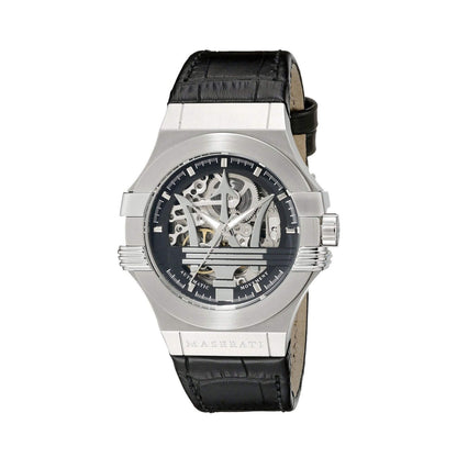 Мъжки часовник Maserati Potenza Automatic Silver Skeleton