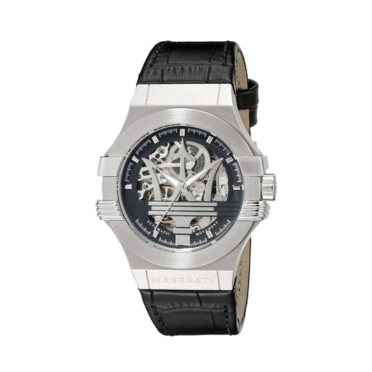 Мъжки часовник Maserati Potenza Automatic Silver Skeleton
