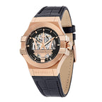 Мъжки часовник Maserati Potenza Automatic Gold Skeleton