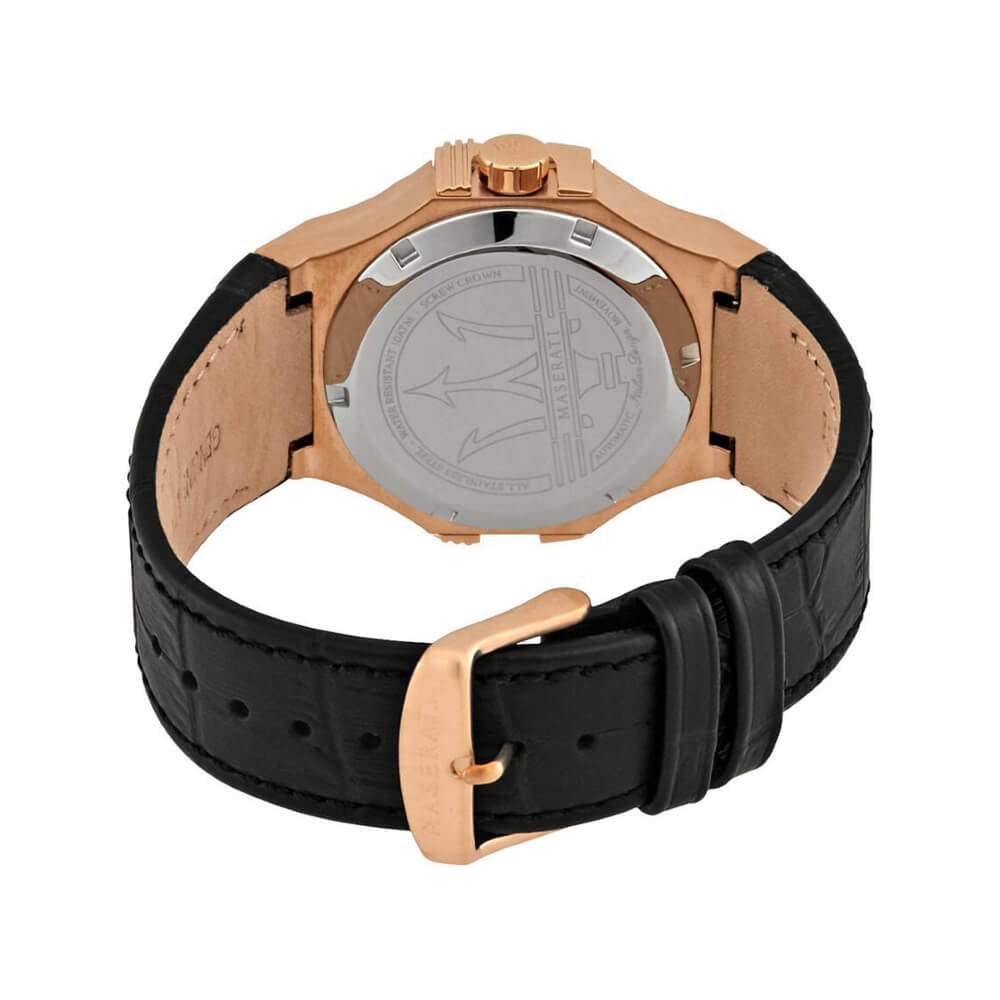 Мъжки часовник Maserati Potenza Automatic Gold Skeleton