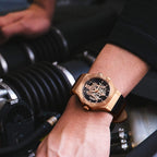 Мъжки часовник Maserati Potenza Automatic Rose Gold Skeleton