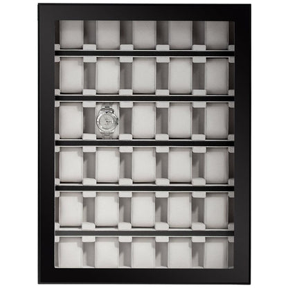 Витрина за 30 часовника Rothenschild Black RS-1100-30BL