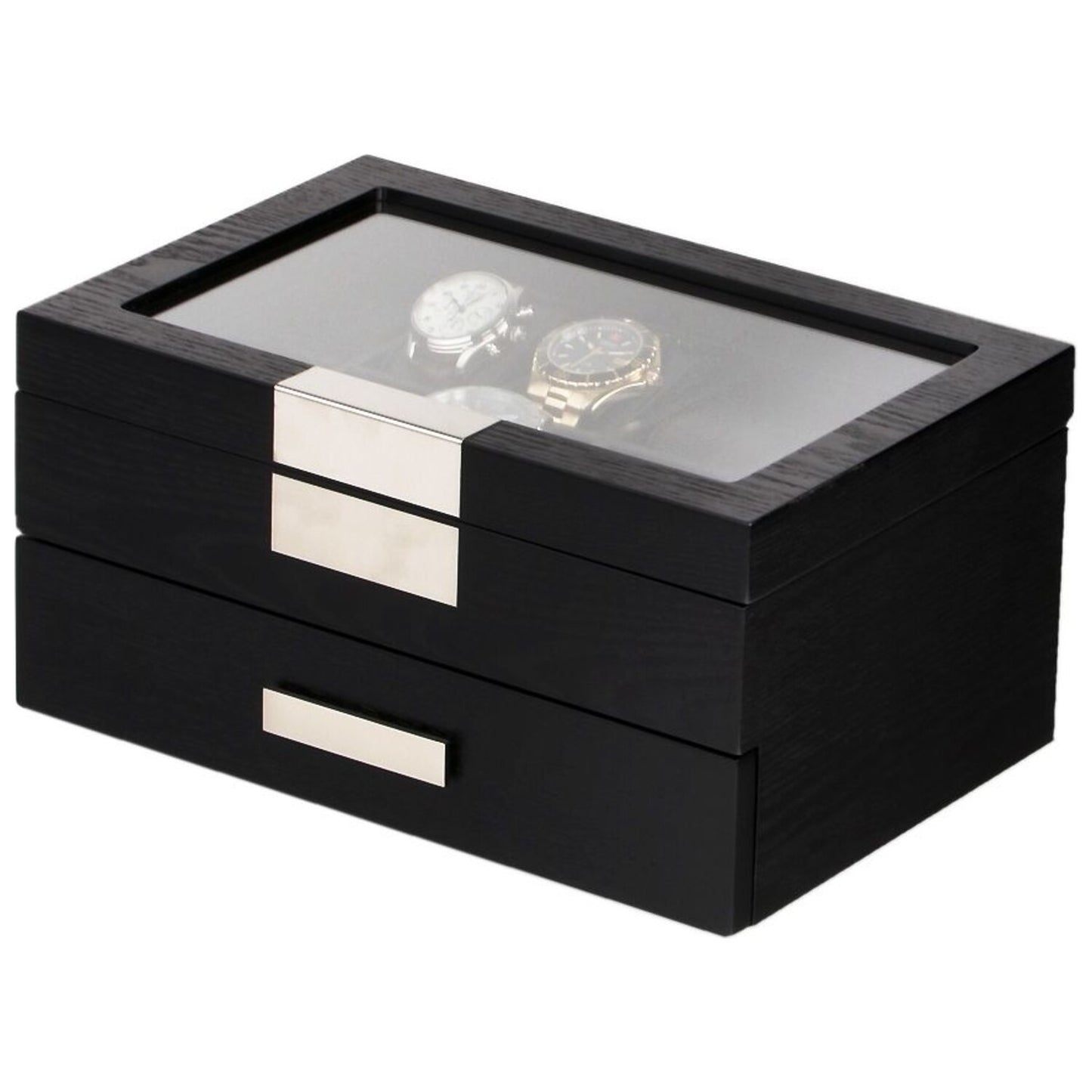Кутия за 20 часовника Rothenschild Black RS-2350-20BL 2