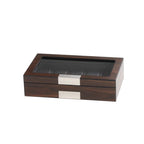 Луксозна кутия за 8 часовника, бижута и копчета за ръкавели