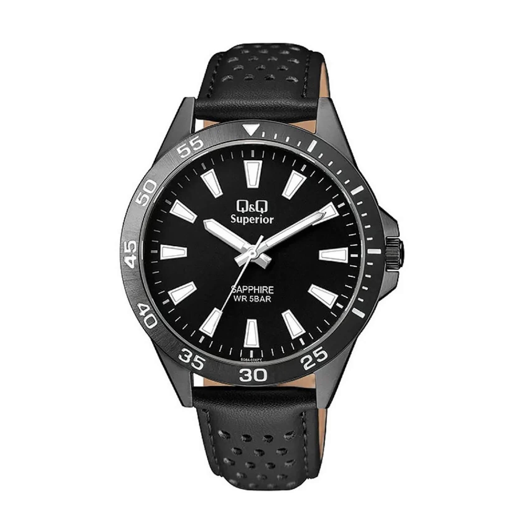 Мъжки часовник Q&Q Superior Sapphire S08A-006PY