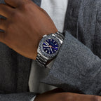 Мъжки часовник Seiko 5 Sport Automatic Petrol Blue Checker Flag Special Edition SRPK65K1