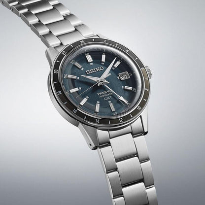 Мъжки часовник Seiko Presage Style60`s GMT Automatic SSK013J1