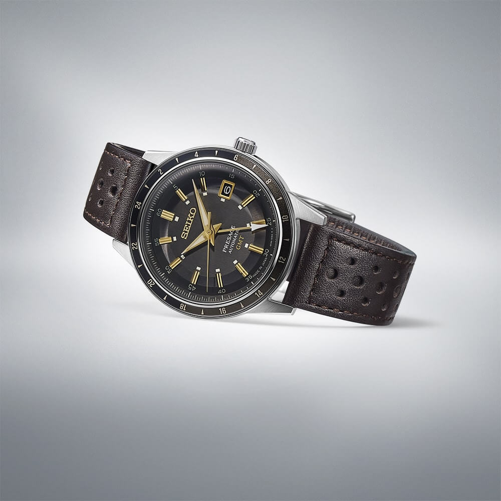 Мъжки часовник Seiko Presage GMT Automatic SSK013J1