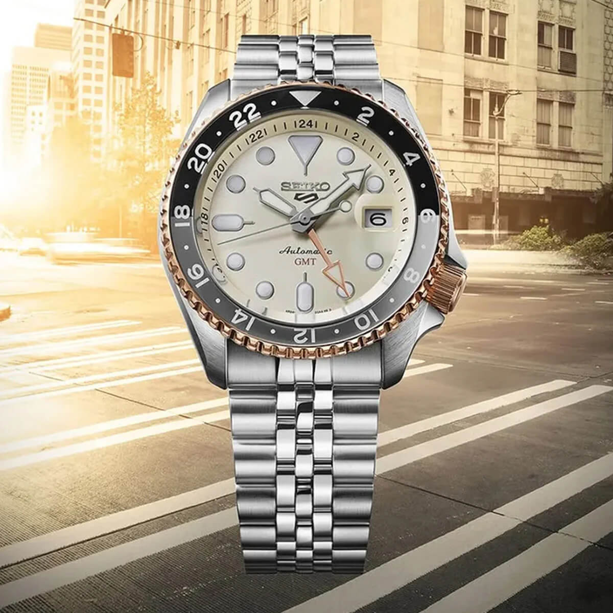 Мъжки часовник Seiko 5 Sport GMT Automatic Limited Edition SSK046K1