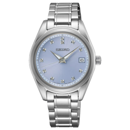 Дамски часовник Seiko Diamond Collection Light Blue SUR581P1