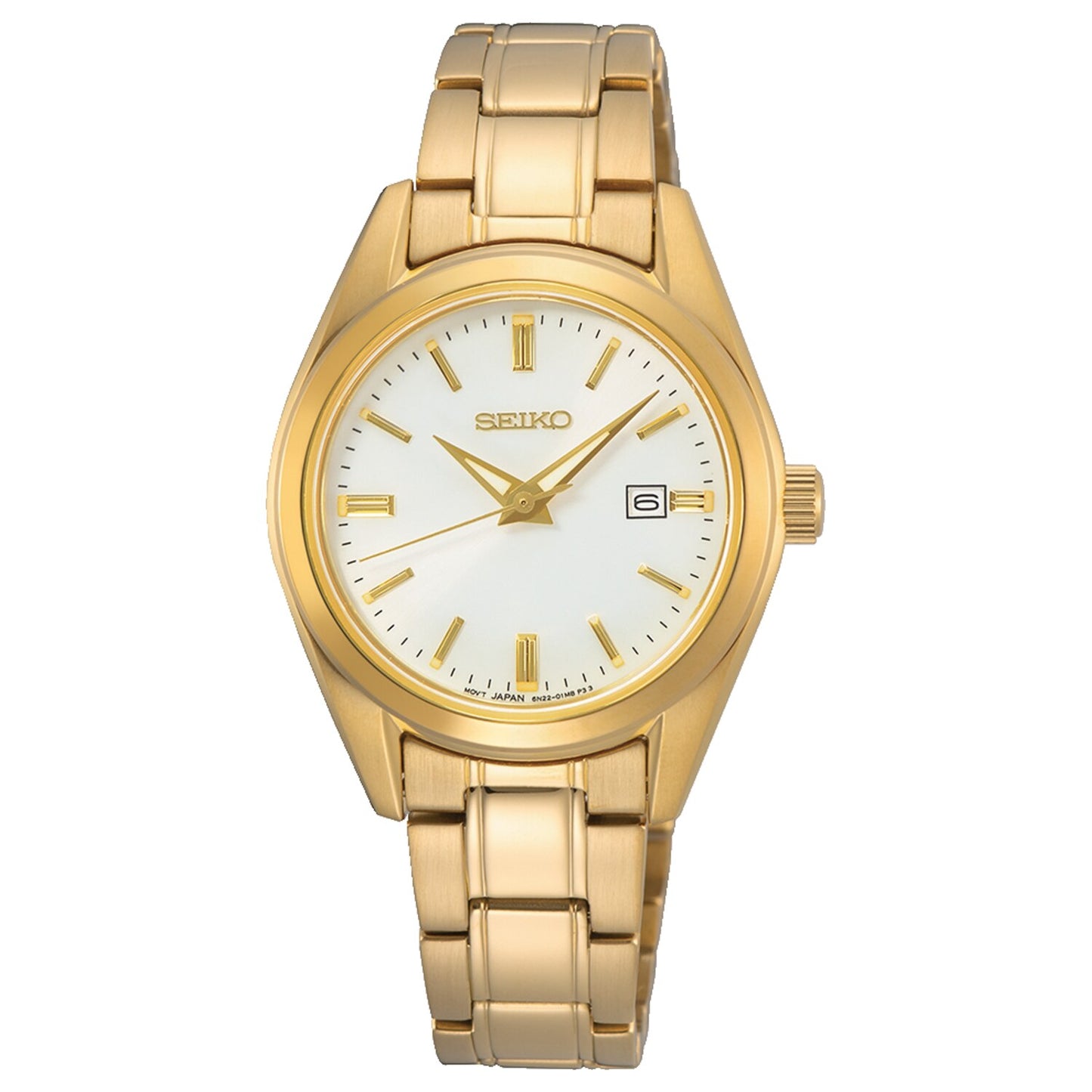 Дамски часовник Seiko Classic Lady Mother of Pearl Gold SUR632P1