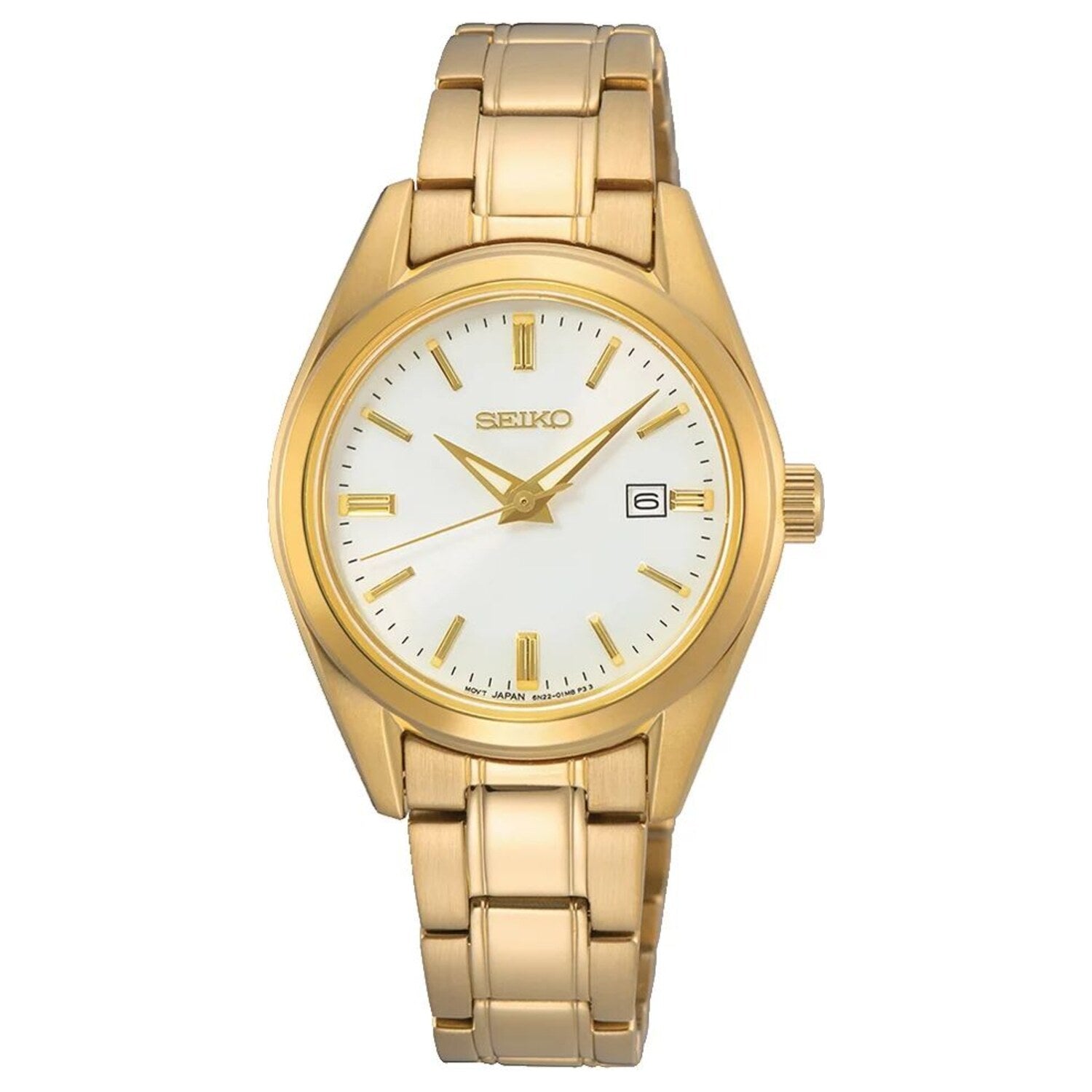 Дамски часовник Seiko Classic Lady Mother of Pearl Gold SUR632P1 2
