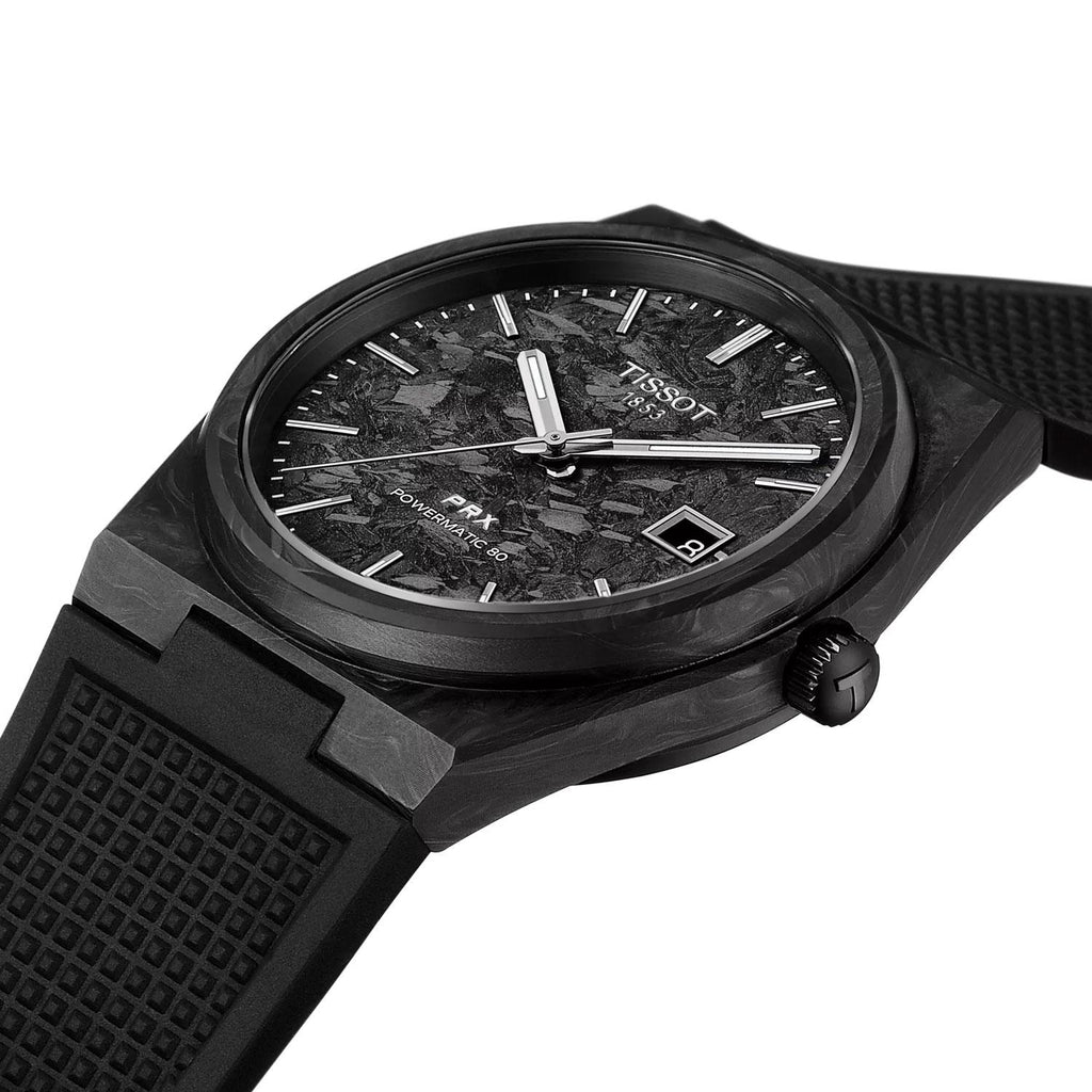 Мъжки часовник Tissot PRX Carbon Powermatic 80 T137.907.97.201.00