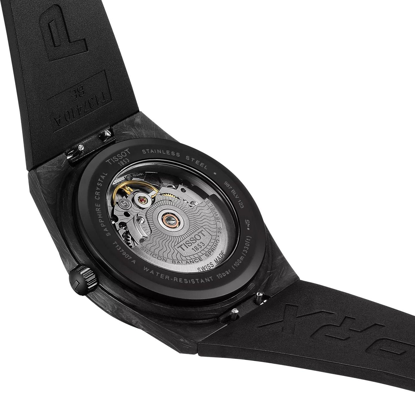 Мъжки часовник Tissot PRX Carbon Powermatic 80 T137.907.97.201.00