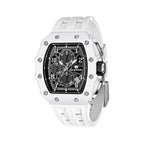 Мъжки часовник TSAR BOMBA Bio Ceramic White Swan Limited TB8204BW