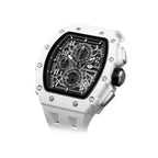 Мъжки часовник TSAR BOMBA Bio Ceramic White Swan Limited TB8204BW