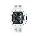 Мъжки часовник TSAR BOMBA Bio Ceramic White Swan Limited TB8204BW