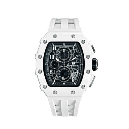 Мъжки часовник TSAR BOMBA Bio Ceramic White Swan Limited TB8204BW