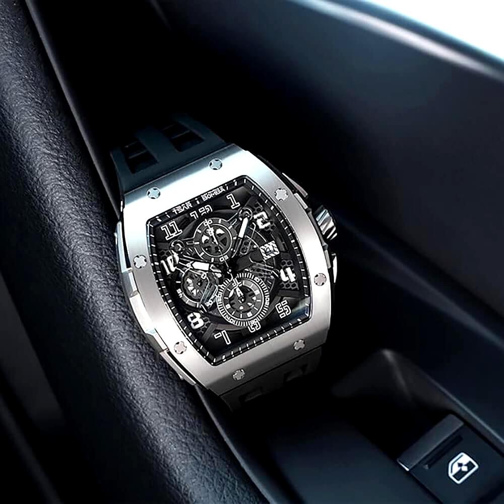 Мъжки часовник TSAR BOMBA Black Unique Edition TB8211BQ