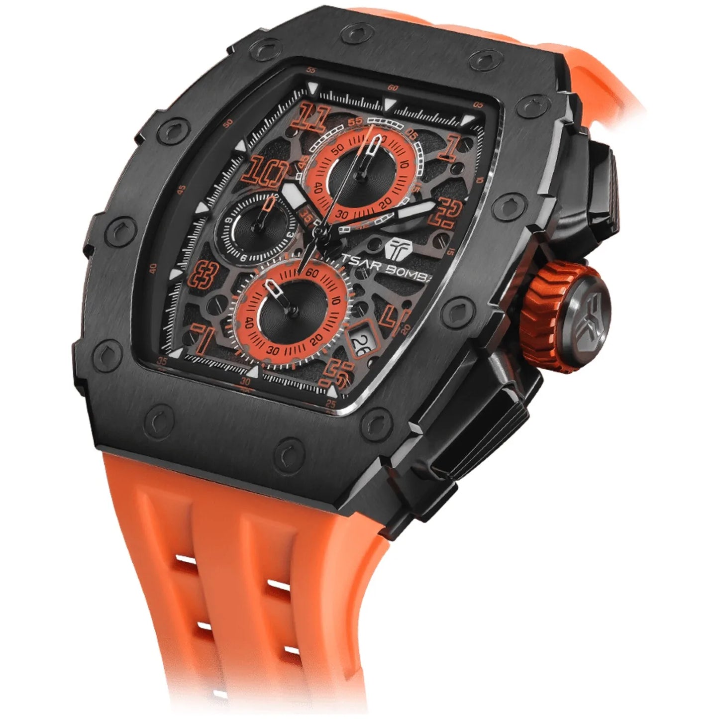 Мъжки часовник TSAR BOMBA Premium Iron Ember TB8204QR2