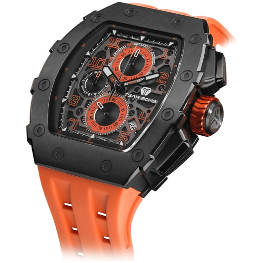 Мъжки часовник TSAR BOMBA Premium Iron Ember TB8204QR2