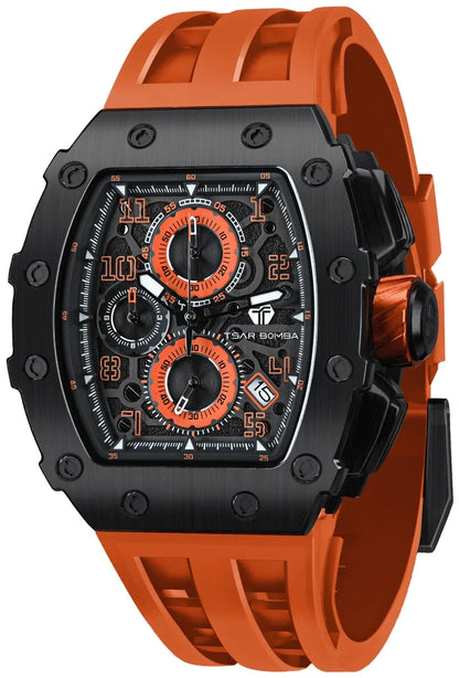 Мъжки часовник TSAR BOMBA Premium Iron Ember TB8204QR2
