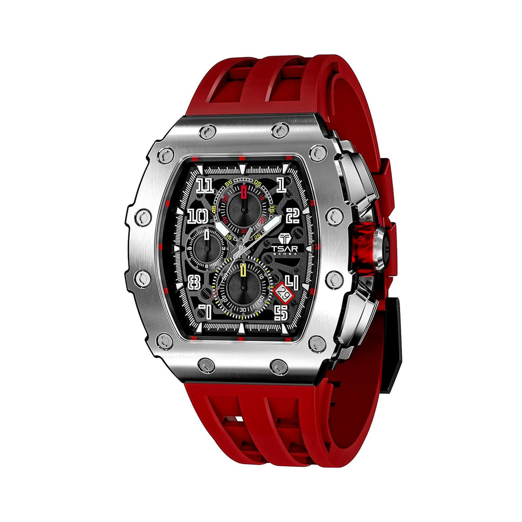 Мъжки часовник TSAR BOMBA Red Inferno Limited TB8204QRS
