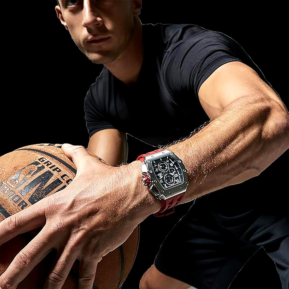 Мъжки часовник TSAR BOMBA Red Inferno Limited TB8204QRS