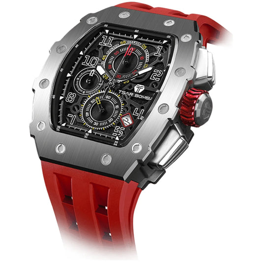 Мъжки часовник TSAR BOMBA Red Inferno Limited TB8204QRS