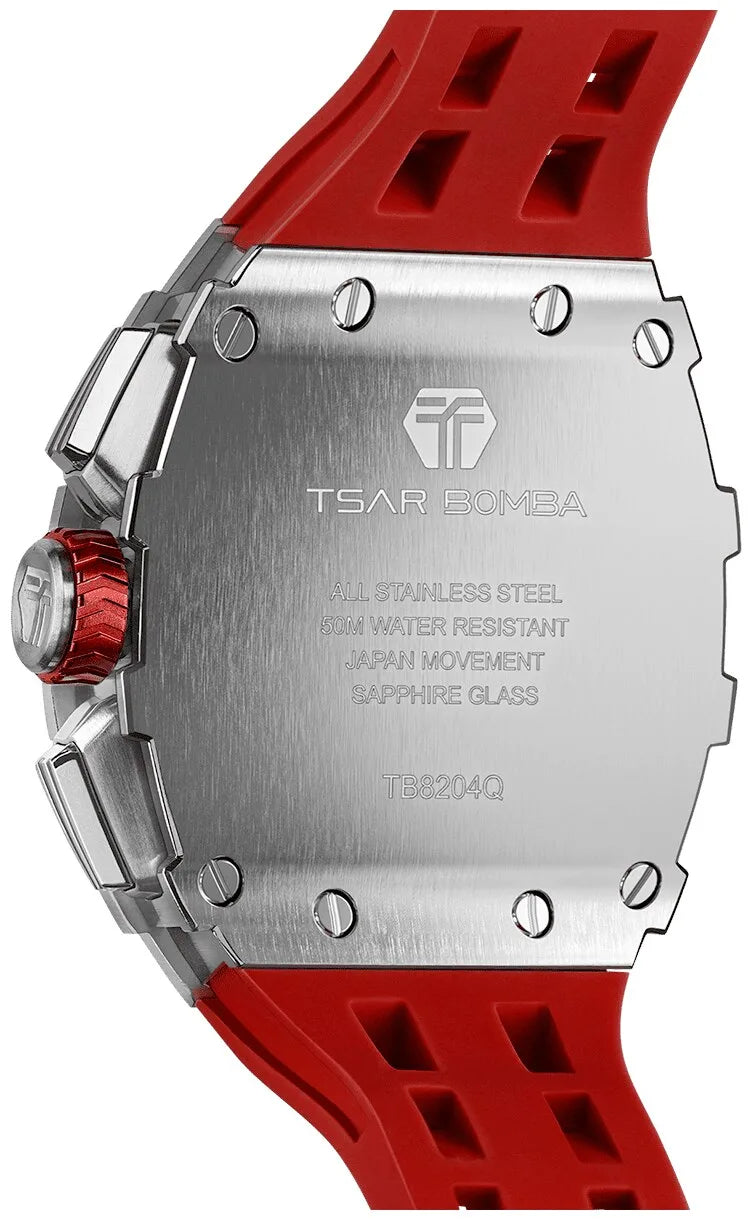 Мъжки часовник TSAR BOMBA Red Inferno Limited TB8204QRS